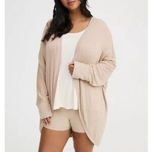 Hacci Knit Cardigan Sweater